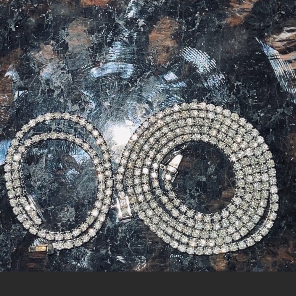 Broken diamond chain diamond bracelet for sale
